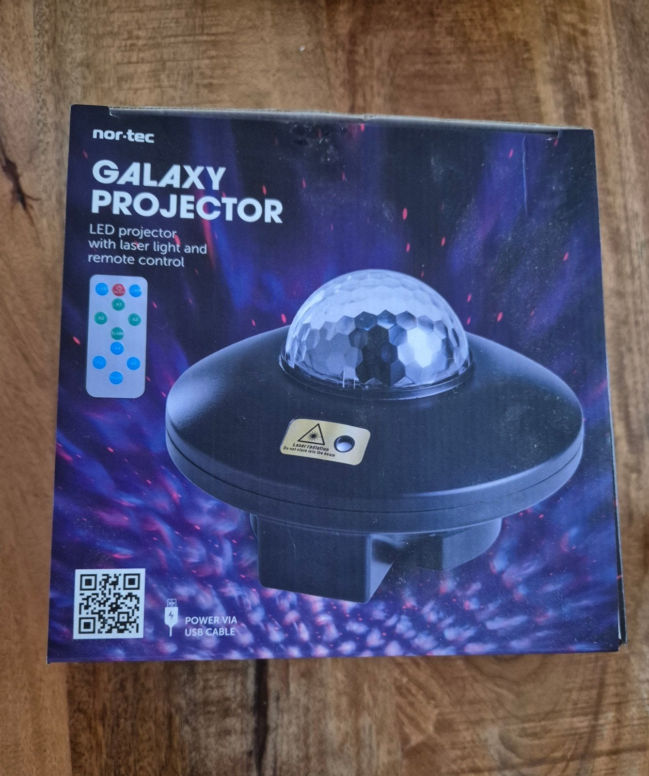 Nor-Tec Galaxy Projector met afstandsbediening, Ophalen of Verzenden, Nieuw, Modern, Galaxy, Sfeerverlichting