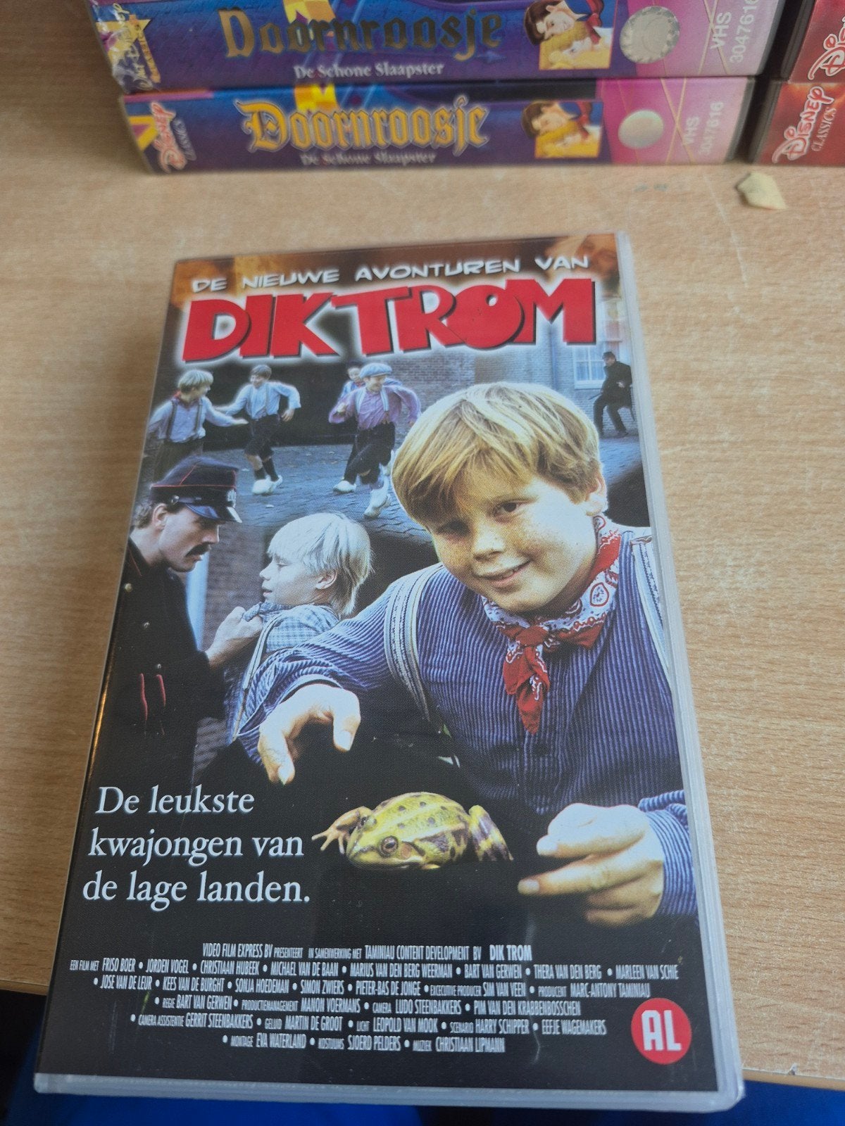 De Nieuwe Avonturen van Dik Trom VHS, Gebruikt, Alle leeftijden, Kinderfilm, VHS