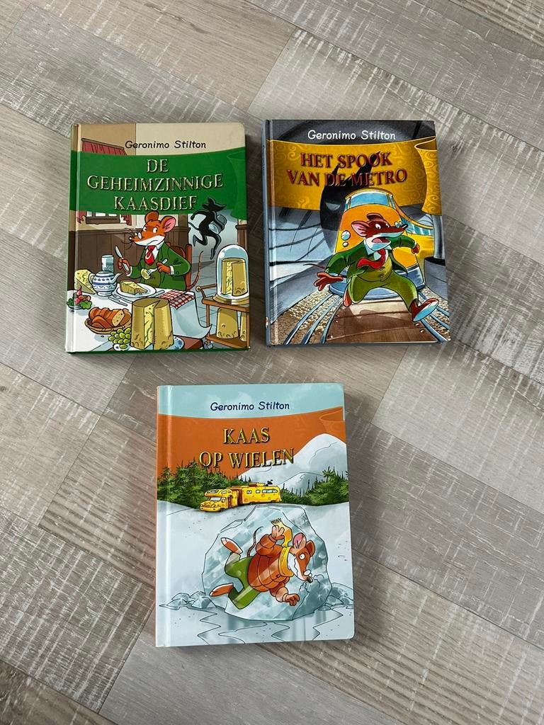 Geronimo Stilton 3 boeken, Ophalen of Verzenden, Gelezen, Fictie algemeen