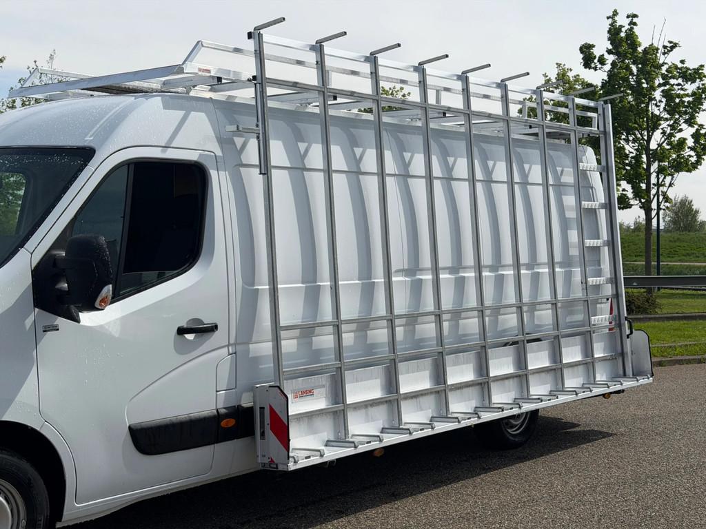 Renault Master T35 2.3DCI L4H2 145PK Glasresteel Airco Navi, Auto's, Bestelauto's, 145 pk, Achterwielaandrijving, Gebruikt, Euro 6