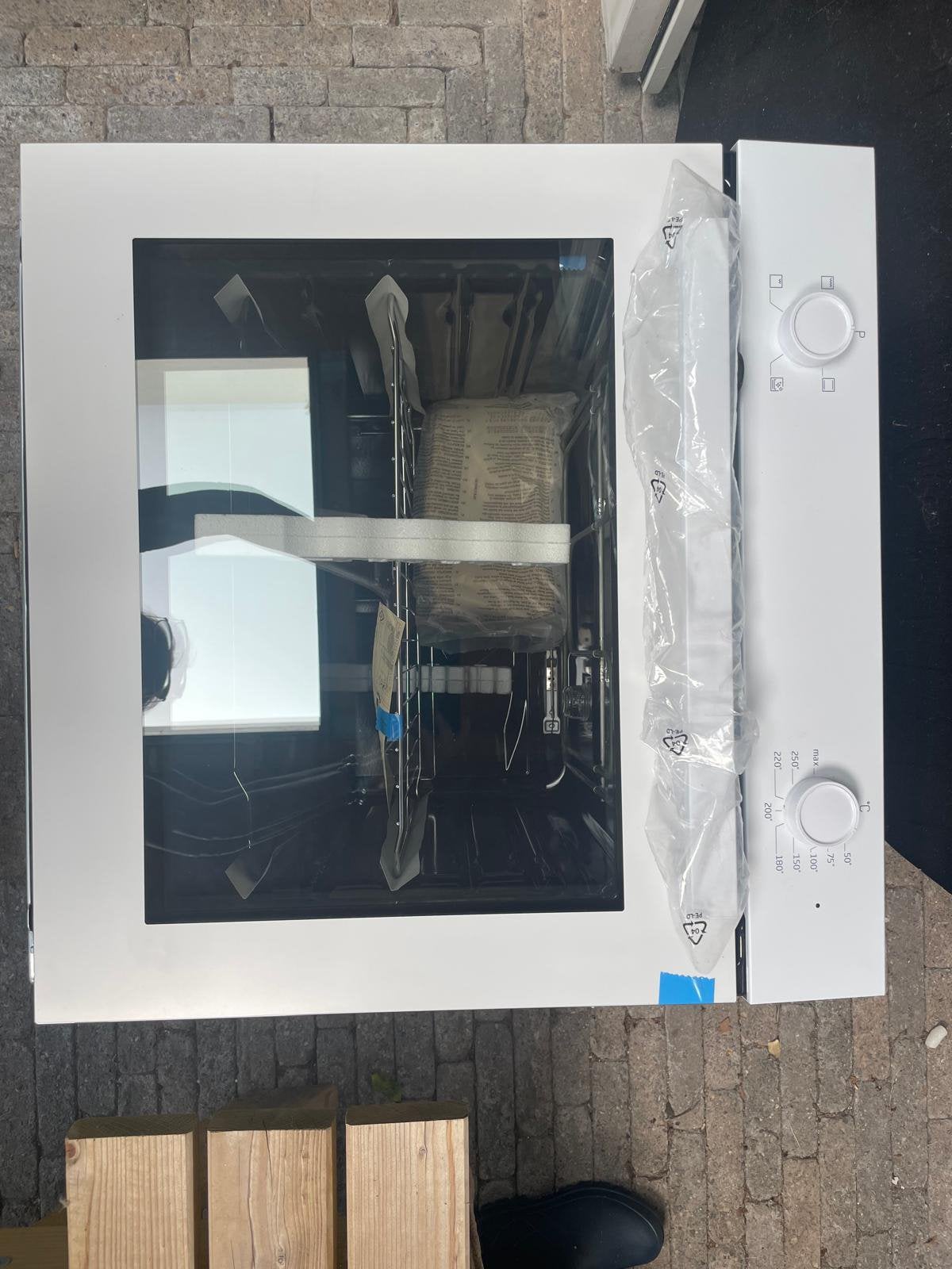 Nieuwe oven, Ophalen, Oven, Nieuw, Inbouw