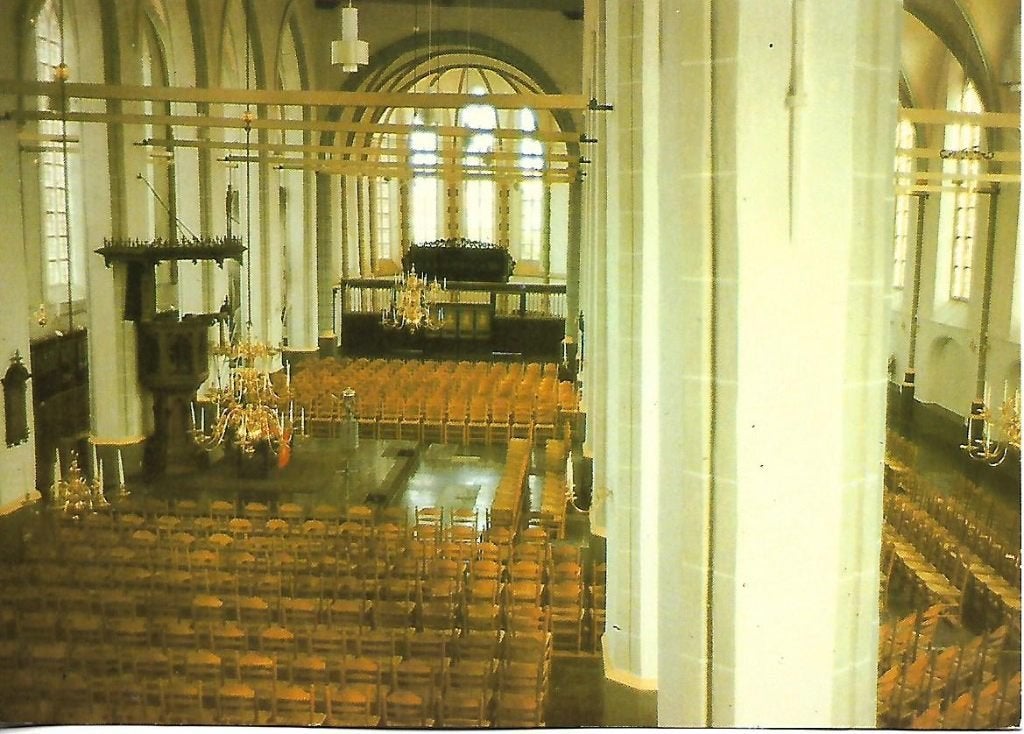 Steenwijk- -Interieur N.H.Kerk., Ophalen of Verzenden, 1960 tot 1980, Ongelopen, Overijssel