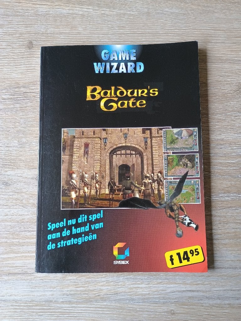 Baldur's Gate 1 game wizard - strategie boek guide 1999, 1 speler, Ophalen of Verzenden, Zo goed als nieuw, Role Playing Game (Rpg)