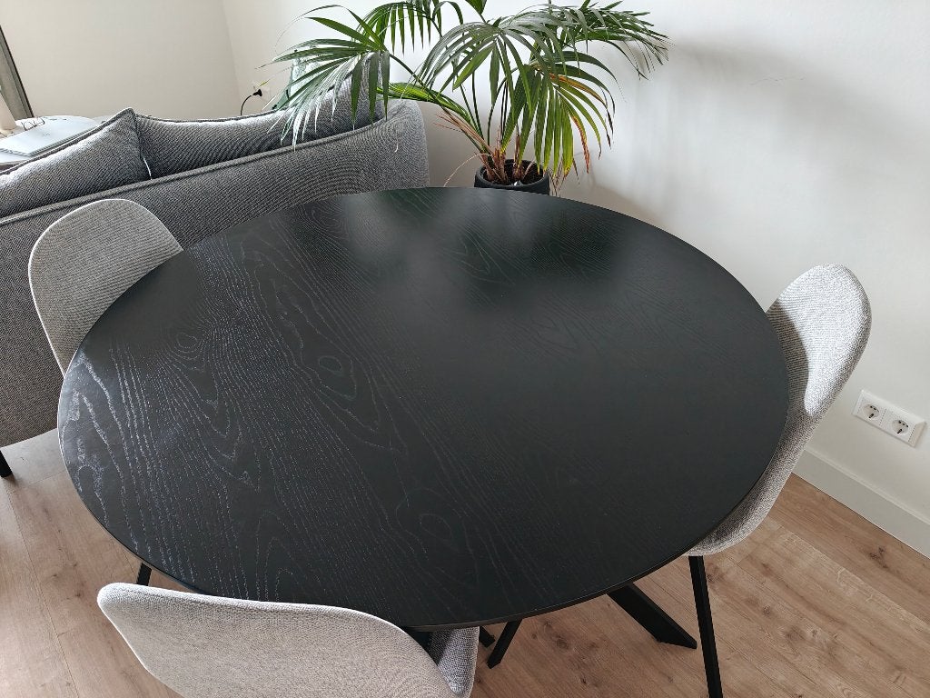 Ronde eettafel Bruno – WOOOD (Wehkamp), Ophalen, Gebruikt, Rond, Modern