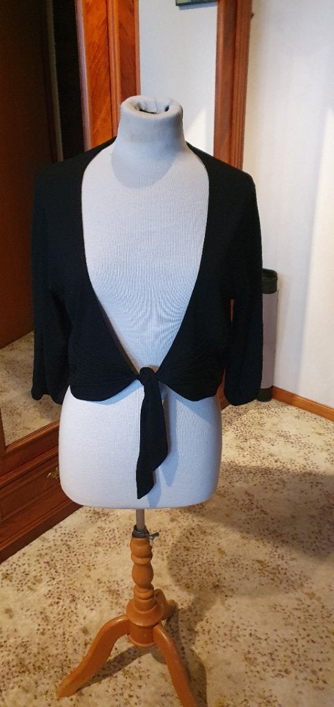 Marie Mero prachtig bolero/vestje maat 44, Marie Mero, Zwart, Maat 42/44 (L), Ophalen of Verzenden