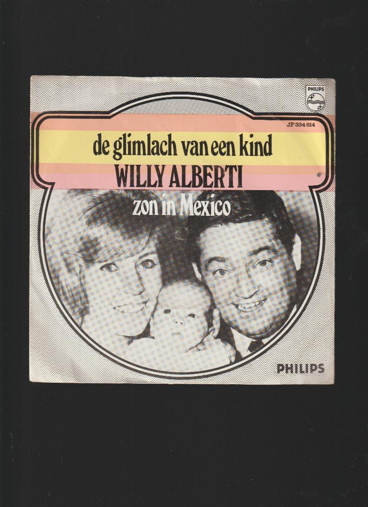 WILLY ALBERTI  --  DE GLIMLACH VAN EEN KIND, Verzenden, 7 inch, Single, Zo goed als nieuw