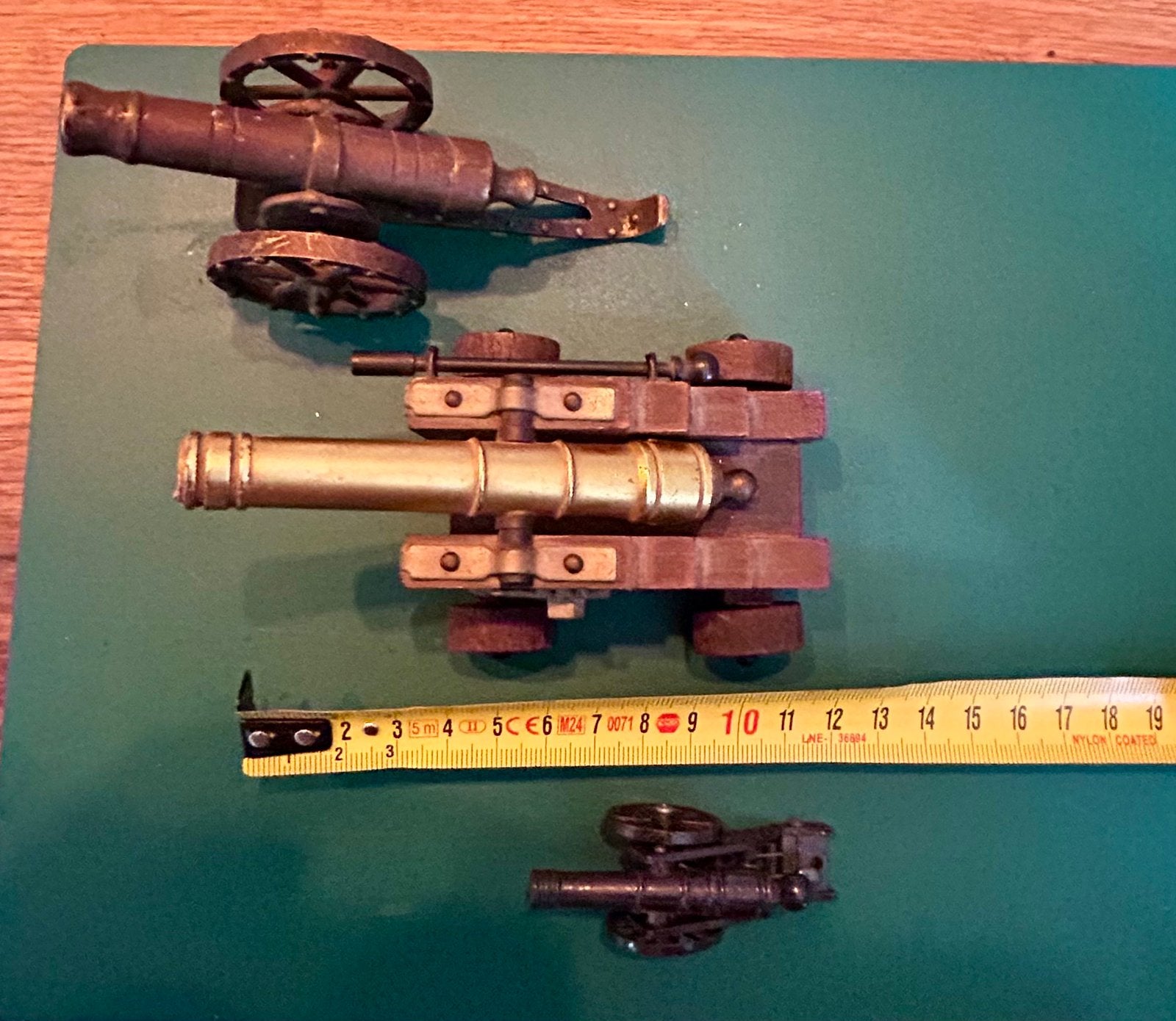 3 mini kanonnen, Ophalen of Verzenden, Landmacht, Nederland, Kunstobject