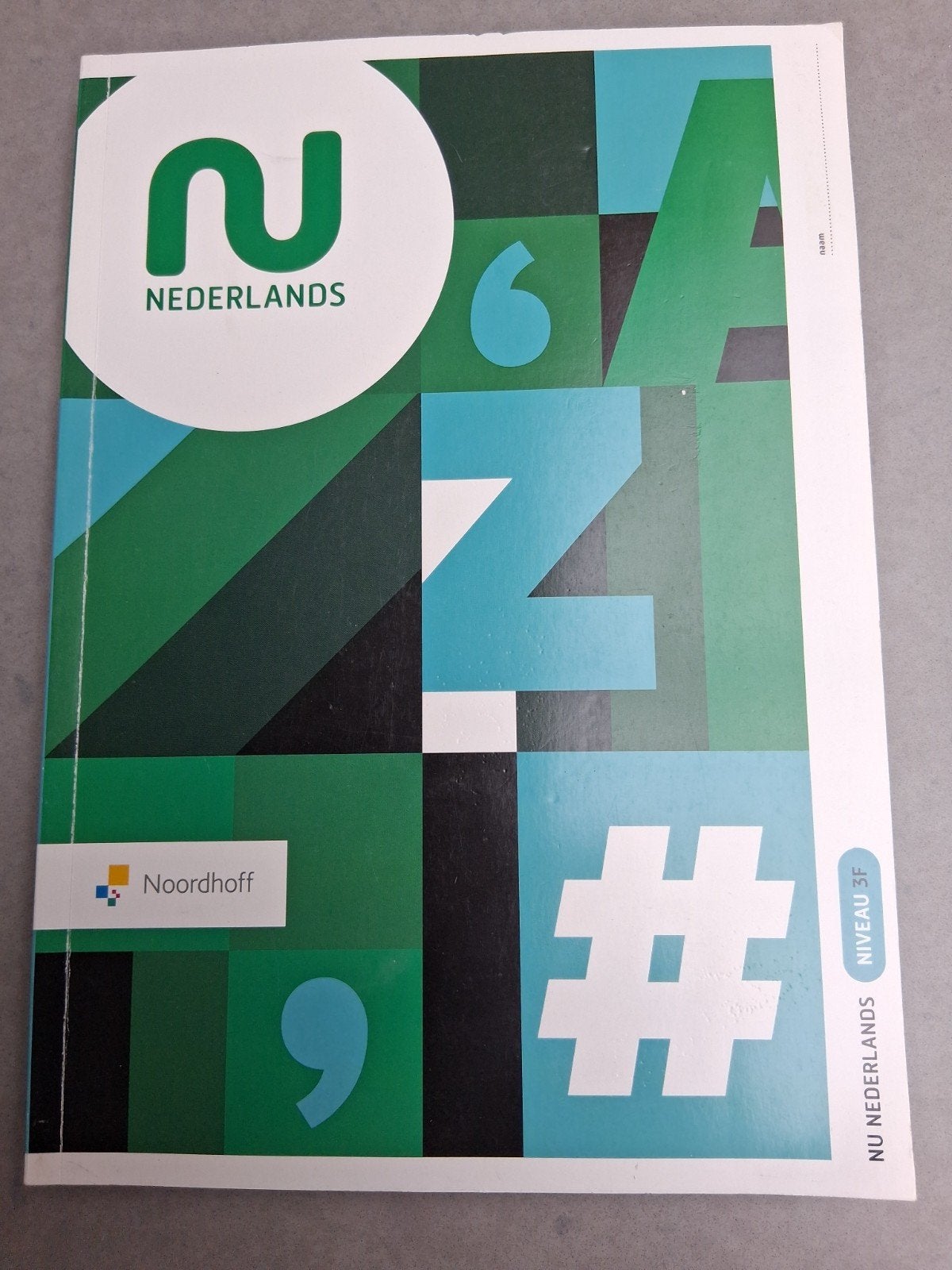 NU Nederlands 3F leerwerkboek - Noordhoff, Ophalen, Nieuw, Overige niveaus, Nederlands