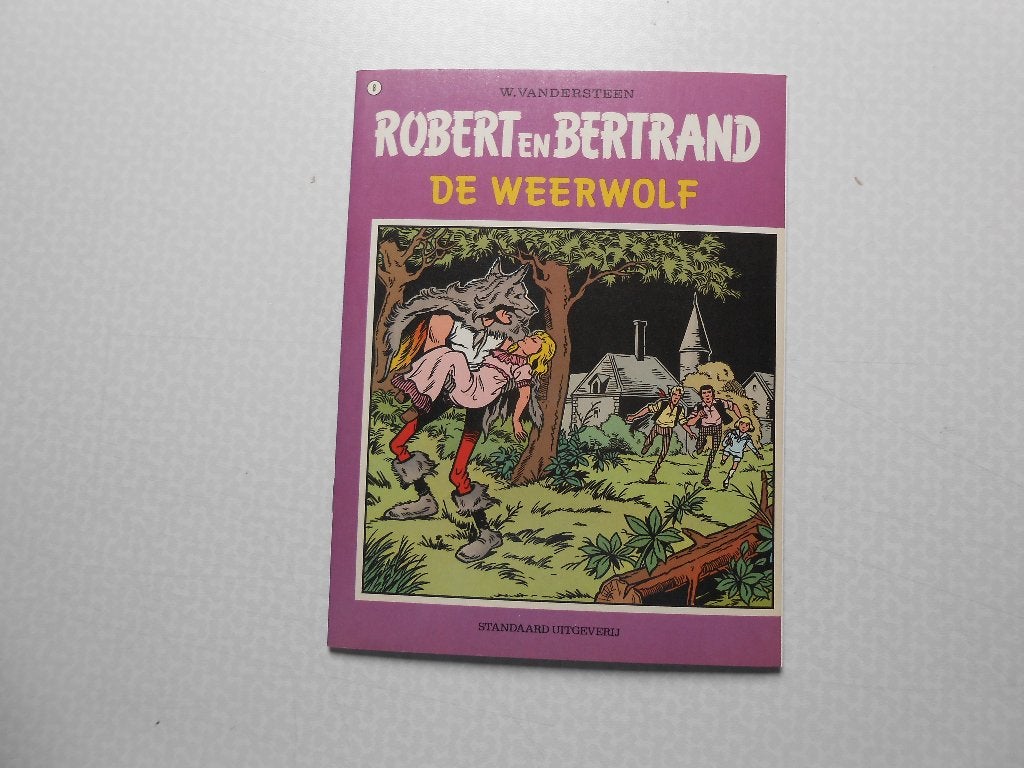 Robert en Bertrand 8 De weerwolf 1975 1 ste druk., Boeken, Willy Vandersteen, Eén stripboek, Nieuw, Ophalen of Verzenden
