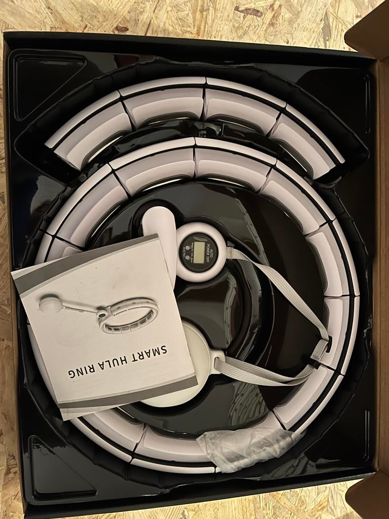 Smart Hula Ring met teller - Nieuw in doos, Ophalen, Met gewicht, Zo goed als nieuw, Fitness hoelahoep