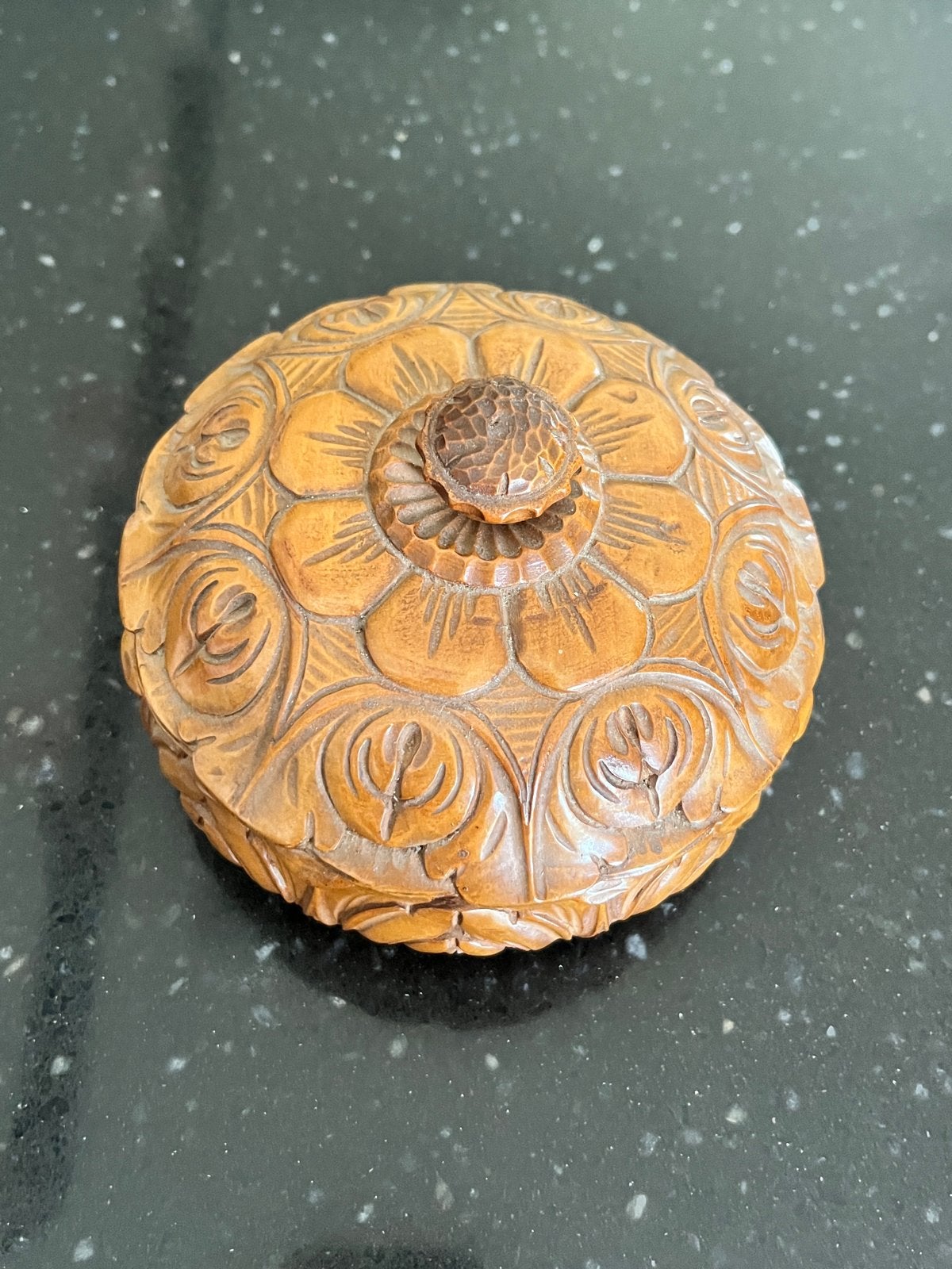 Antieke houten sieradendoos - erfstuk van oma, Antiek en Kunst, Ophalen of Verzenden