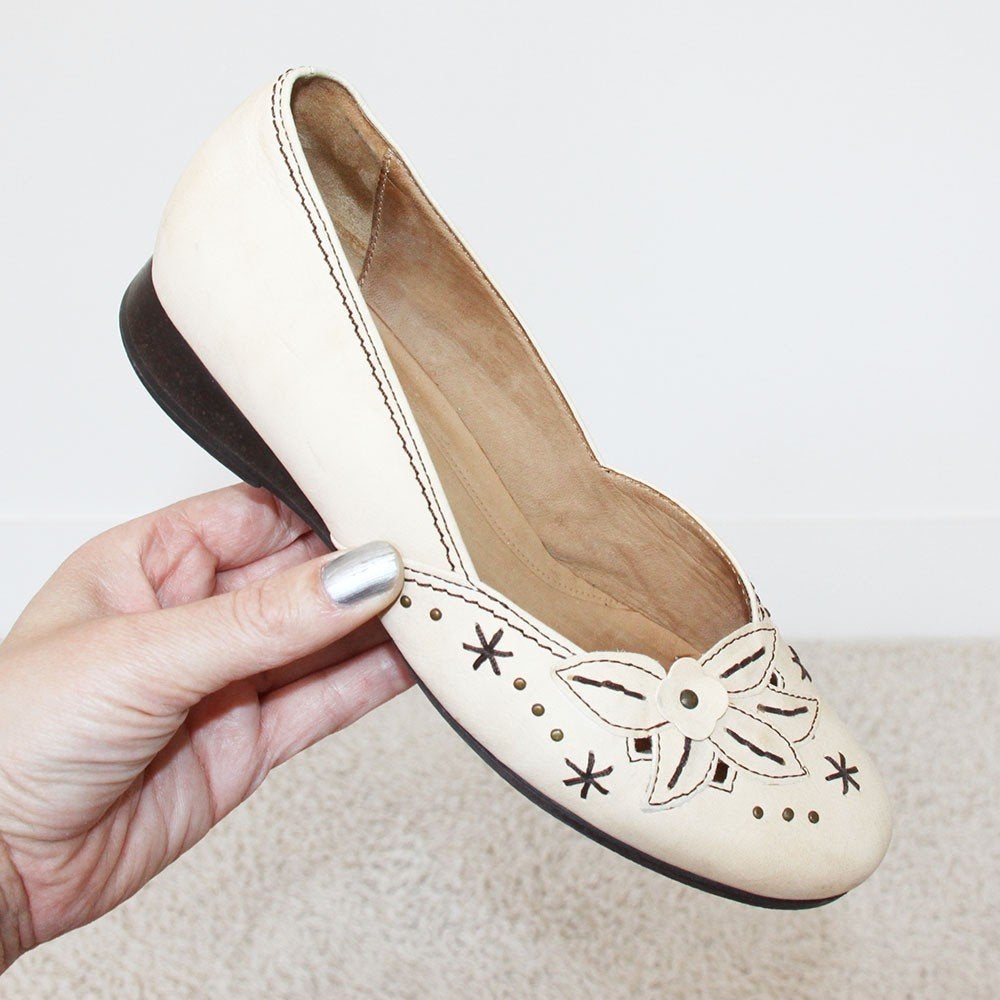 Prachtige Vintage Leren Gabor Schoenen s2 (Mt 4½/37½) € 35,-, Gabor, Ophalen of Verzenden, Zo goed als nieuw, Instappers