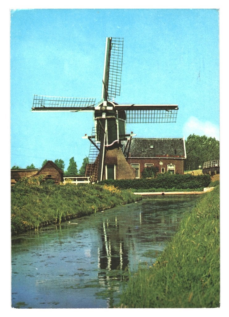 988438 Locatie Onbekend 80+ Molen _Gelopen met mooie zegel