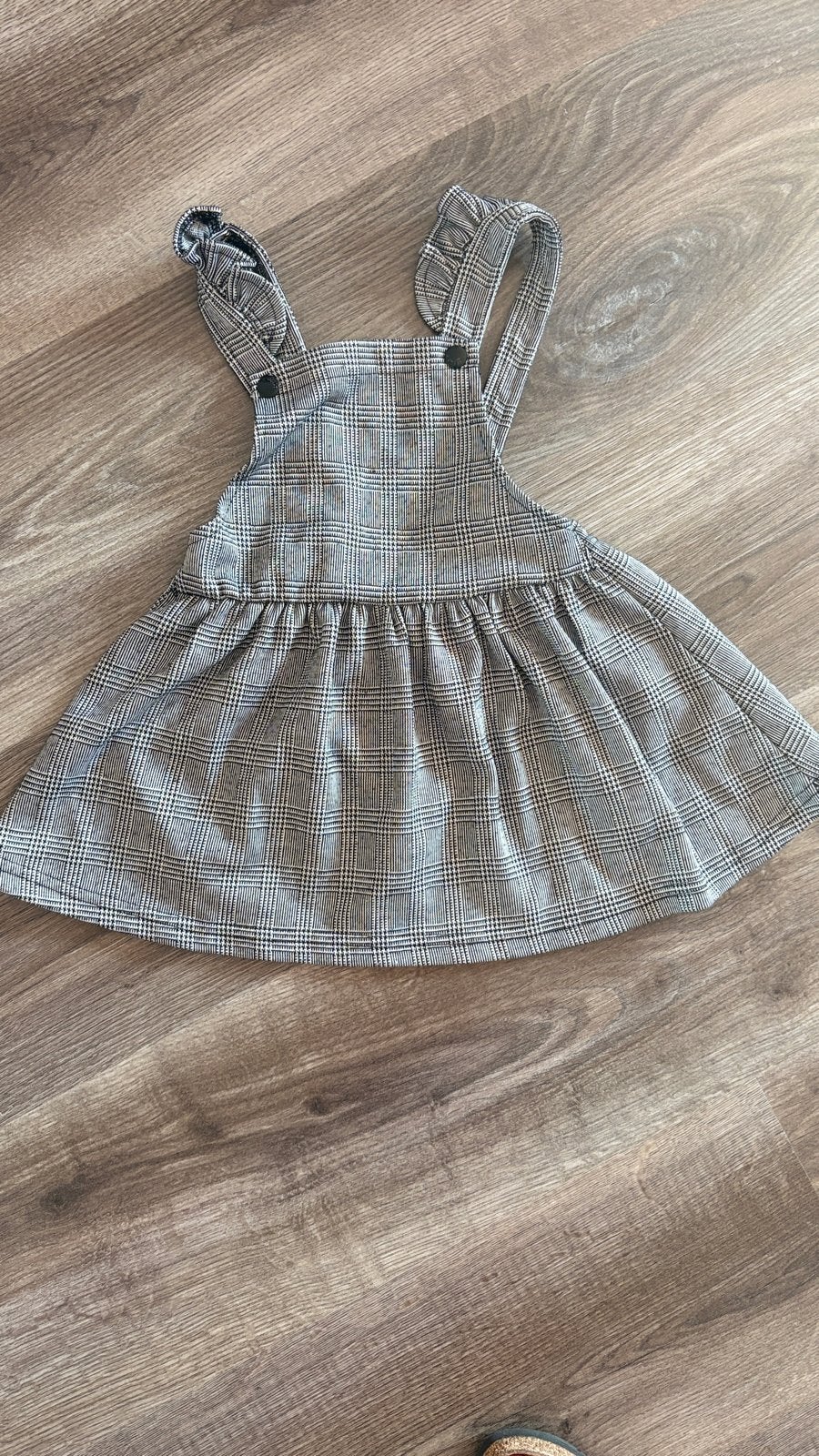 Geruite jurk met ruches voor meisjes, Ophalen of Verzenden, Zo goed als nieuw, Meisje