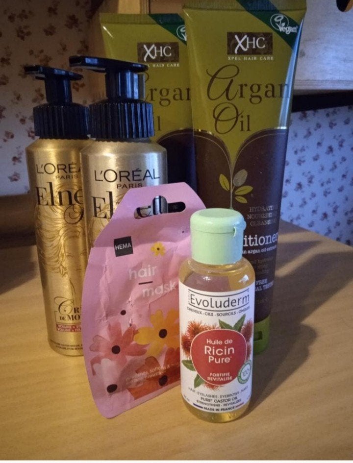 pakket haarverzorging twv €29,00 +, Ophalen of Verzenden, Nieuw, Gel, Wax, Haarlak of Mousse