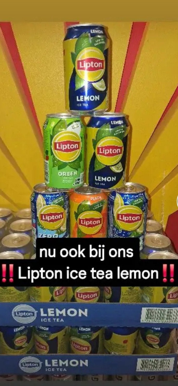 ‼️lipton ice tea lemon voordeel ‼️, Ophalen of Verzenden