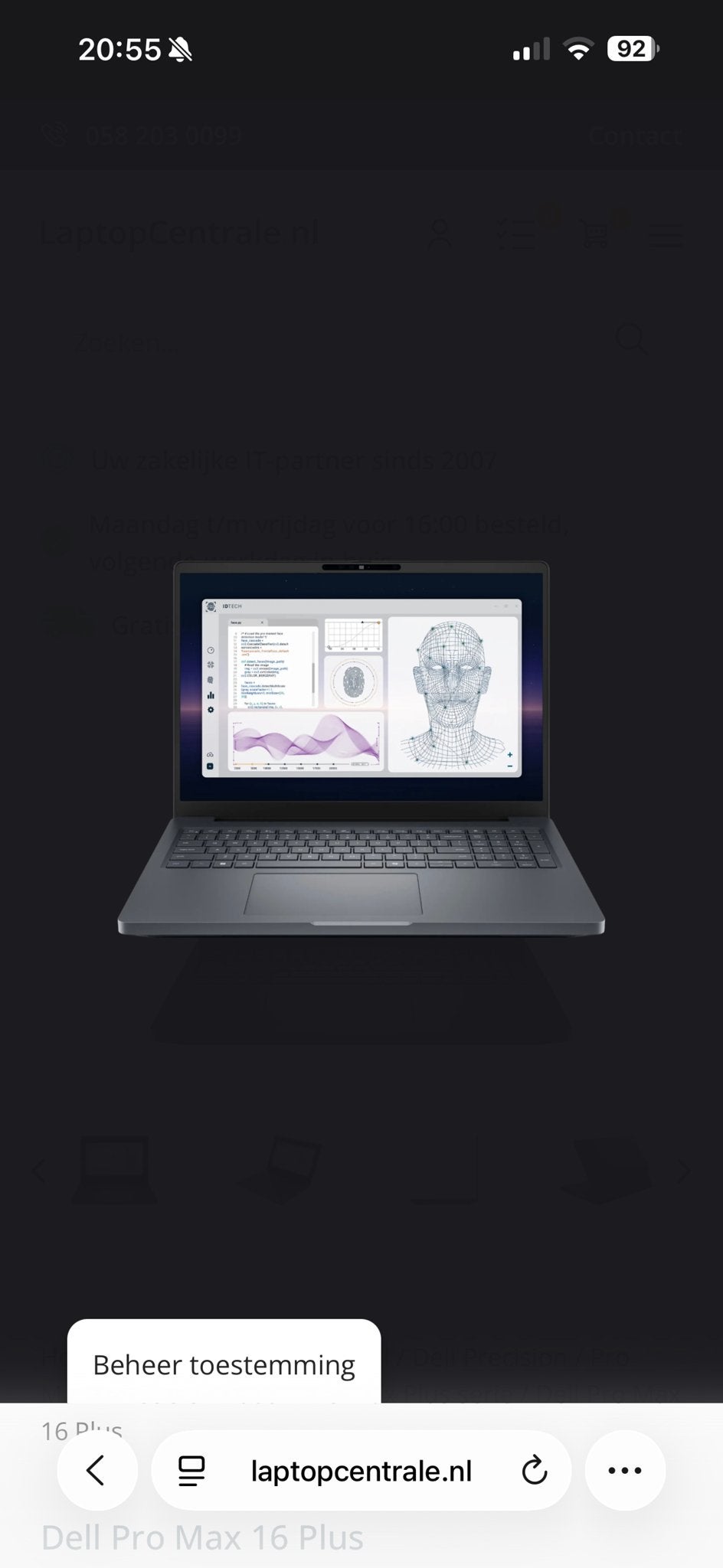 Dell Pro Max 16 Plus Laptop - Nieuw in doos, Computers en Software, Ophalen, Nieuw, 16 inch, 4 Ghz of meer