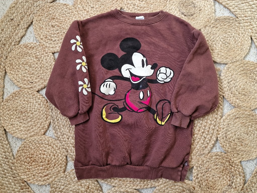 Lekkere grote Mickey Mouse trui Zara maat 140, Gebruikt, Meisje, Trui of Vest, Ophalen of Verzenden