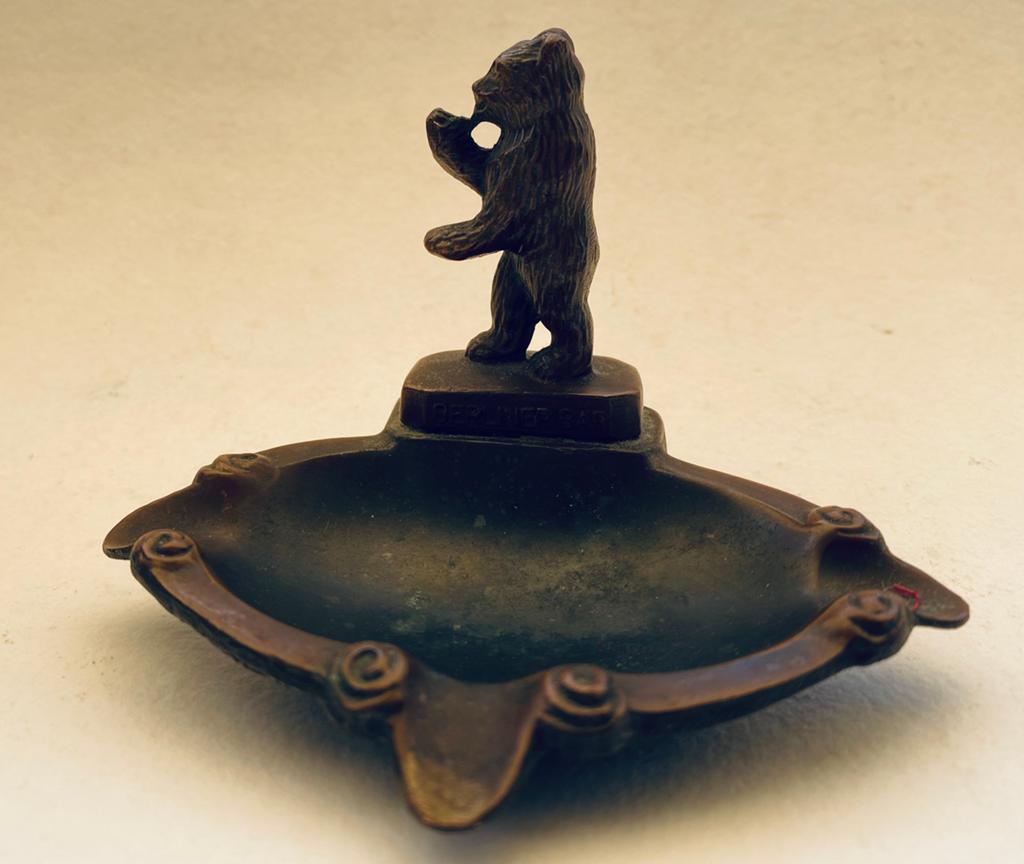Art deco asbakje met Berliner Beer, Ophalen of Verzenden