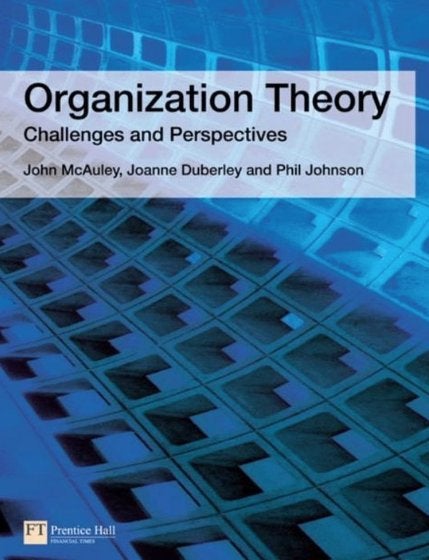 Organization Theory - McAuley e.a. | 9780273687740, Boeken, Ophalen of Verzenden, Gamma, Nieuw, WO