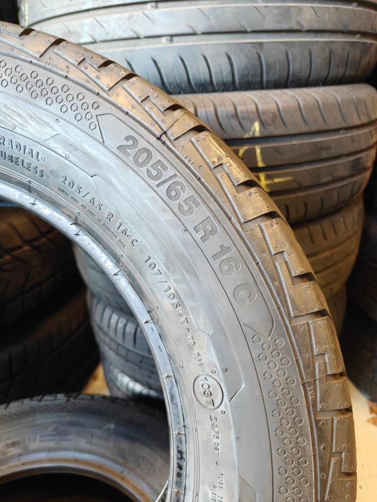 2x 205/65R16C Continental Bedrijfswagen Zomerbanden Nieuw, Ophalen, Bestelwagen, 16 inch, 205 mm