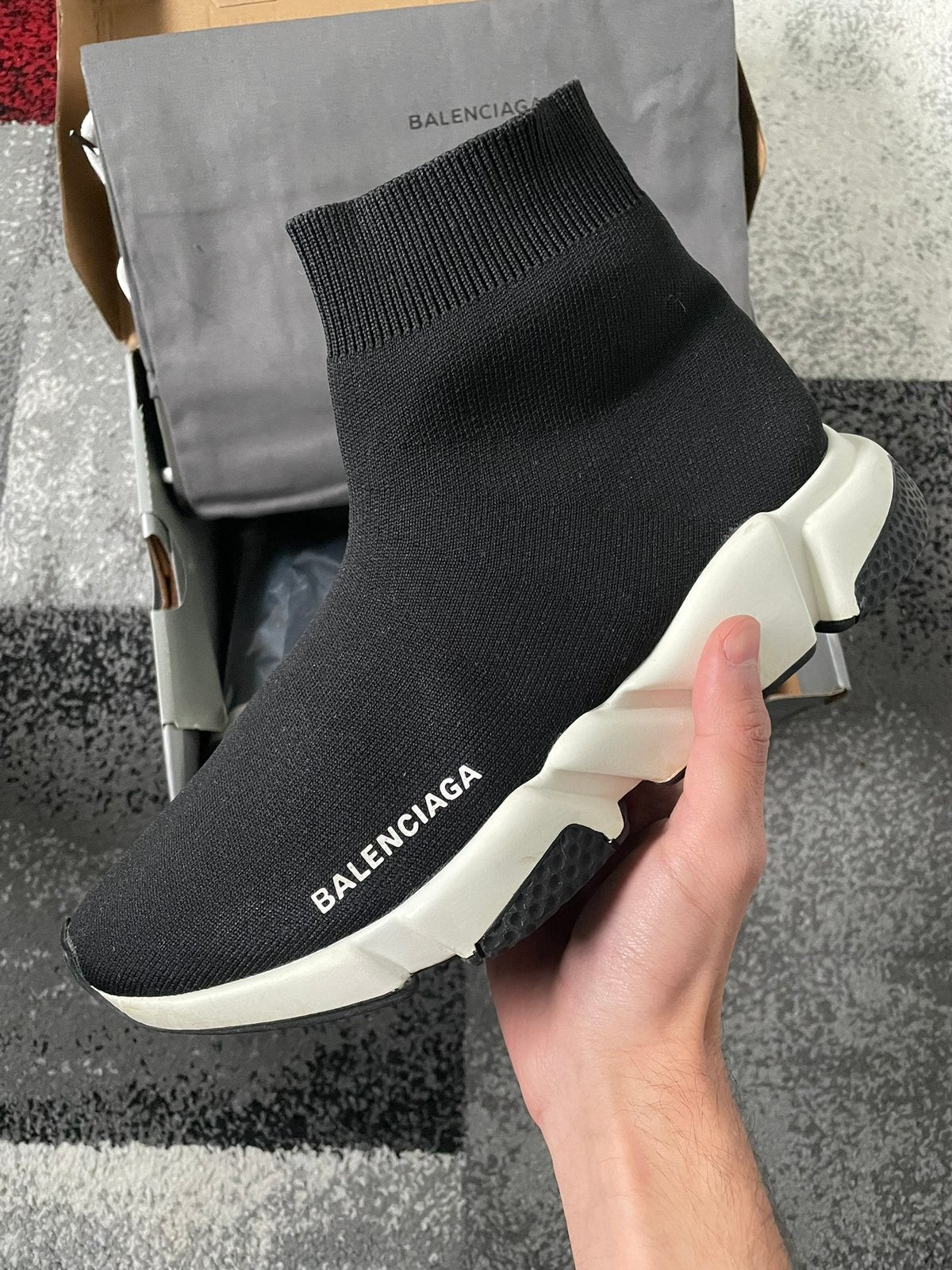 Balenciaga Speed Trainers 2.0 Maat 42, Kleding | Heren, Schoenen, Ophalen of Verzenden, Zo goed als nieuw, Zwart