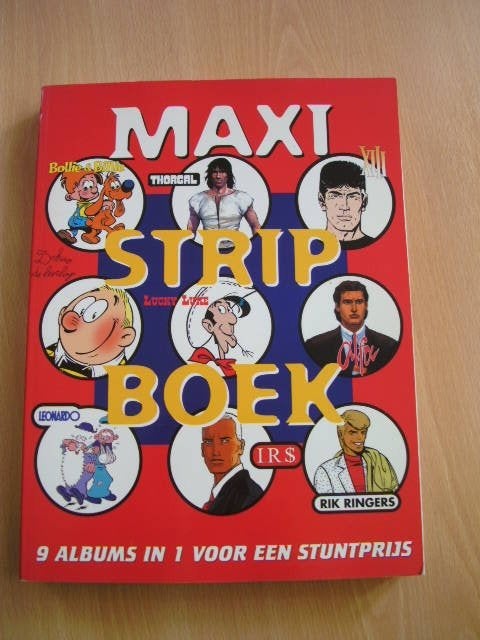 Maxi stripboek uitgebracht in 2000, 9 stripalbums in 1, Eén stripboek, Ophalen of Verzenden, Zo goed als nieuw