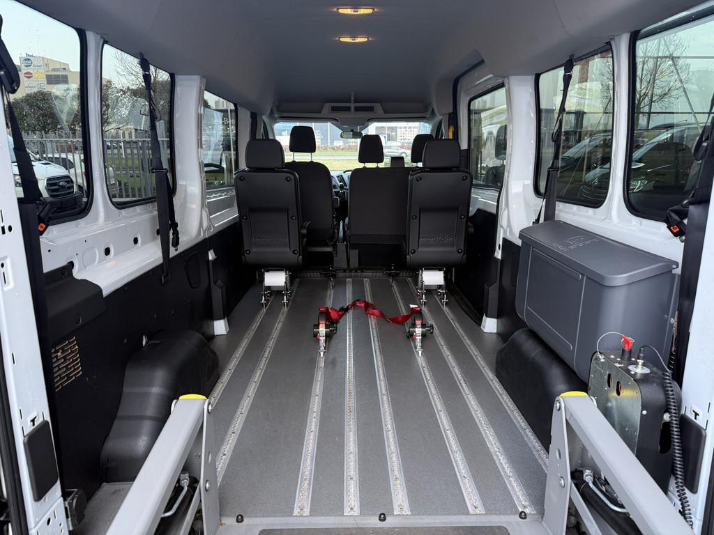 Ford Transit 5+1 Rolstoelbus 350 L2H2 (Mooie ruime bus met m, Auto's, Stof, Gebruikt, Zwart, Wit