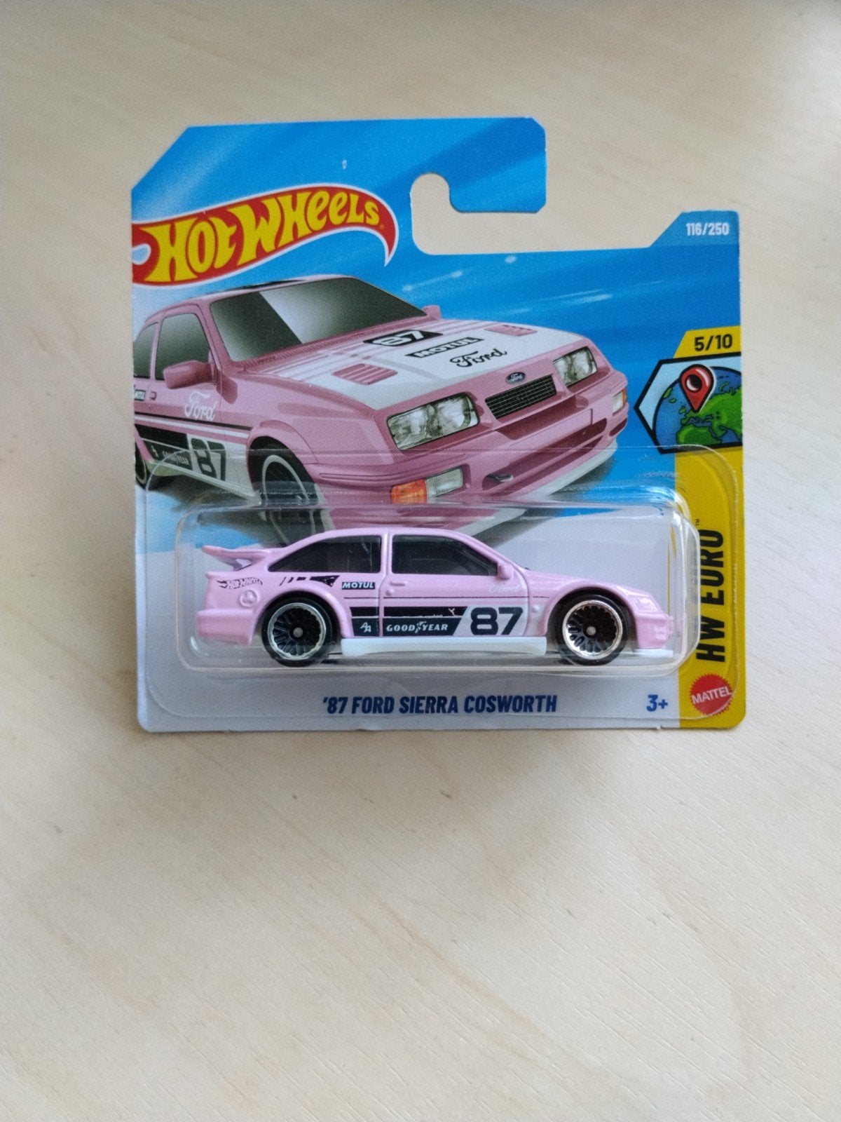 Hotwheels '87 Ford Sierra cosworth hot wheels, Ophalen of Verzenden, Nieuw, Auto