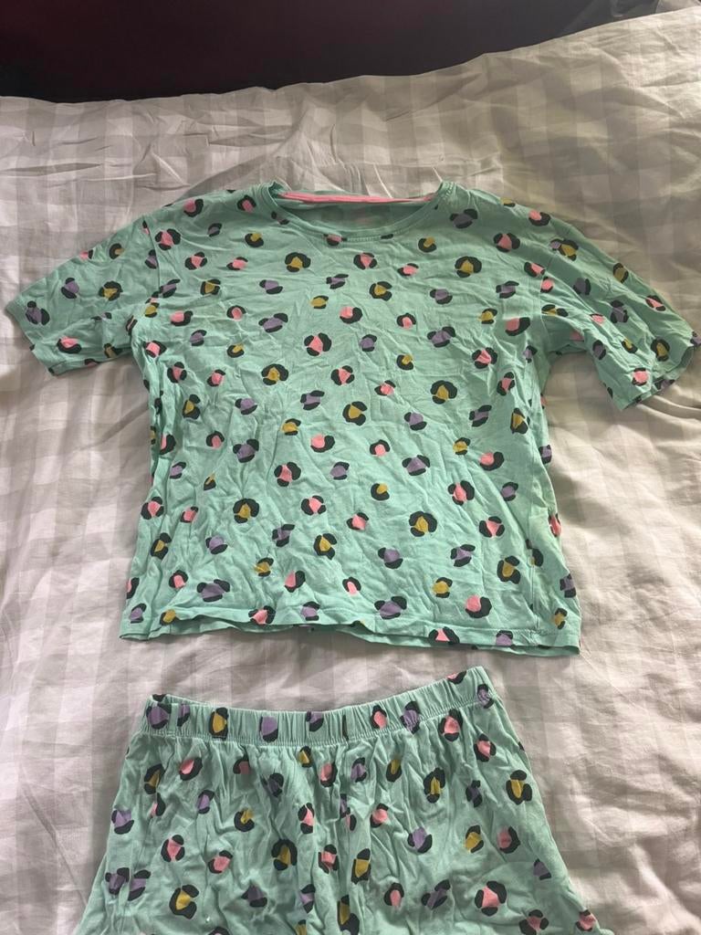 Leuke pyjama met luipaardprint, Kleding | Dames, Hema, Ophalen of Verzenden, Gedragen, Maat 34 (XS) of kleiner