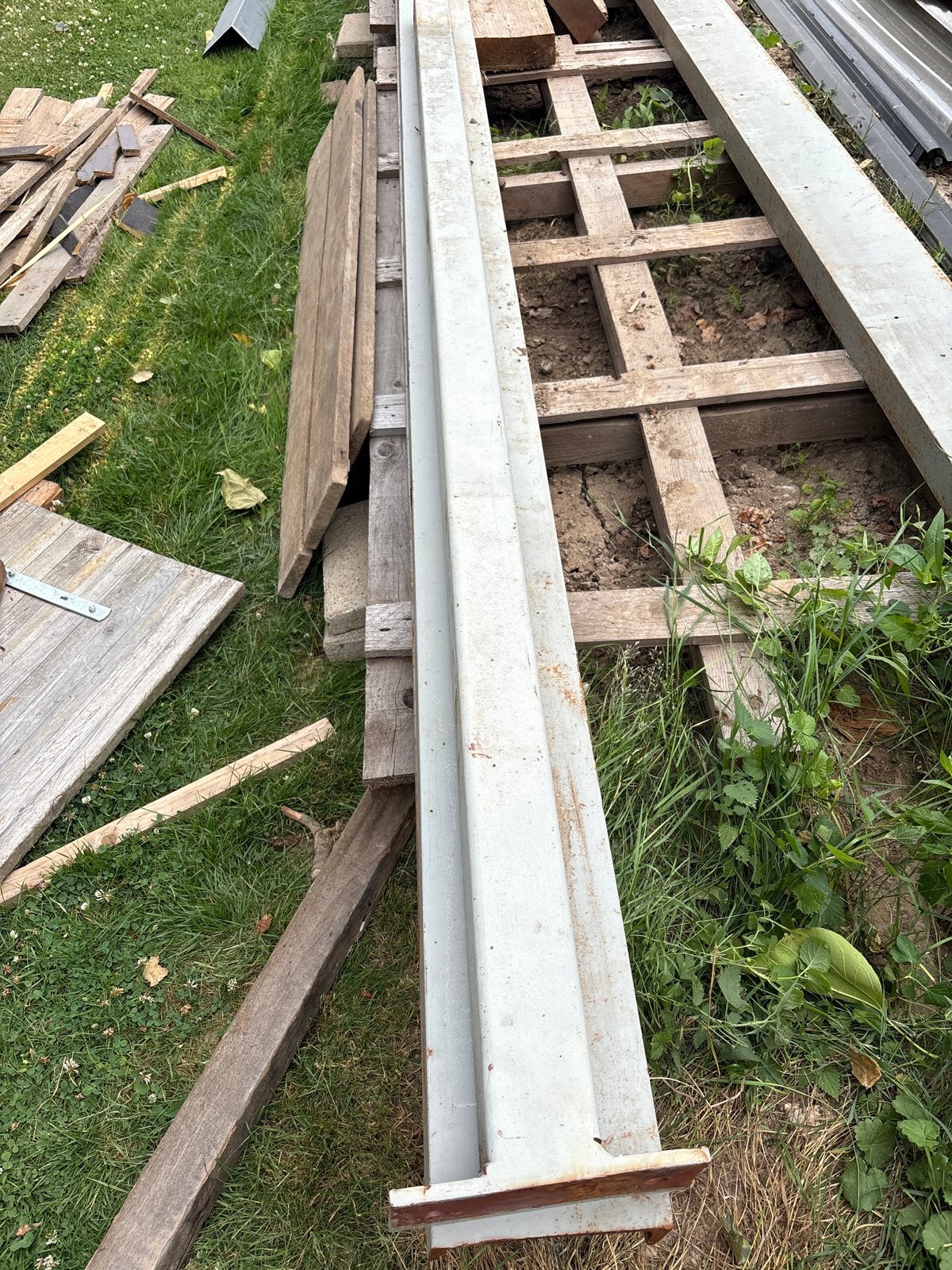 Stalen koker 80x80x2500mm - Gebruikt, Ophalen, Gebruikt, IJzer