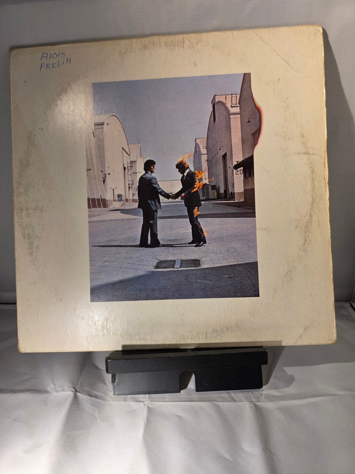 Pink Floyd - Wish You Were Here LP (Nederlandse persing), LP, Rock, Gebruikt, Originele persing
