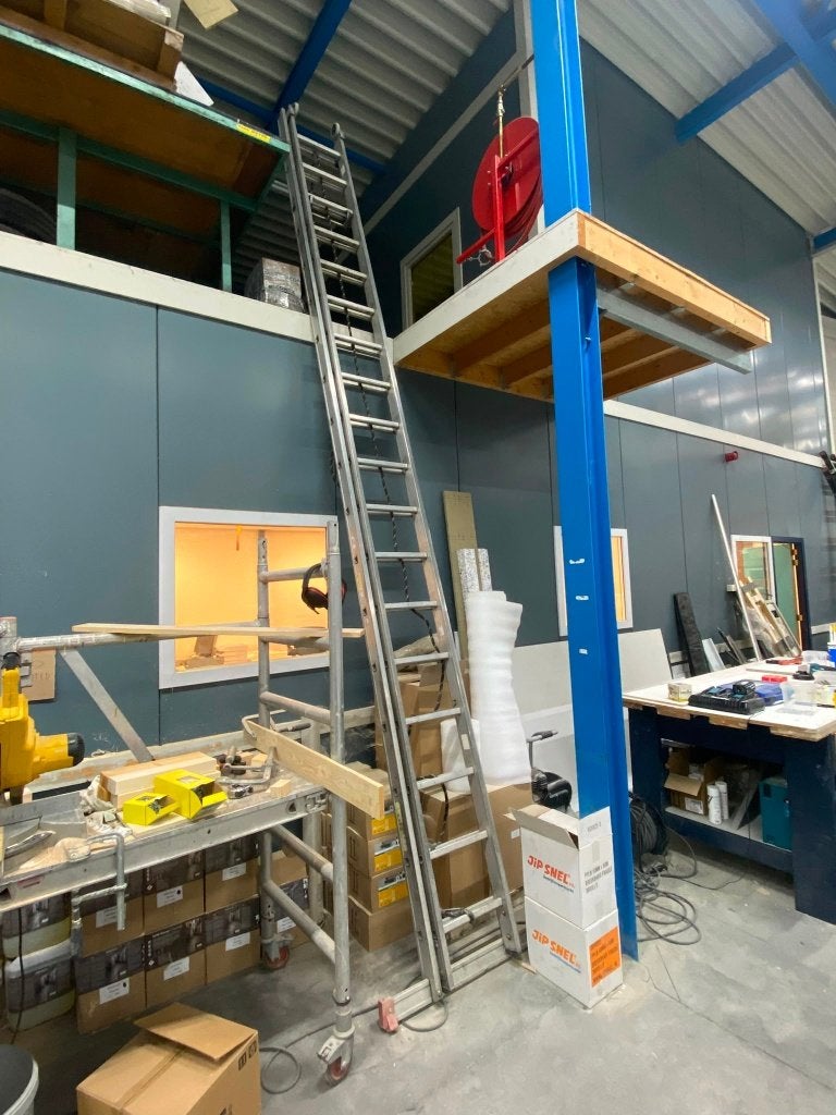 Dirks ladder, Doe-het-zelf en Verbouw, Ladders en Trappen, Ophalen, Gebruikt, Ladder, Opvouwbaar of Inschuifbaar