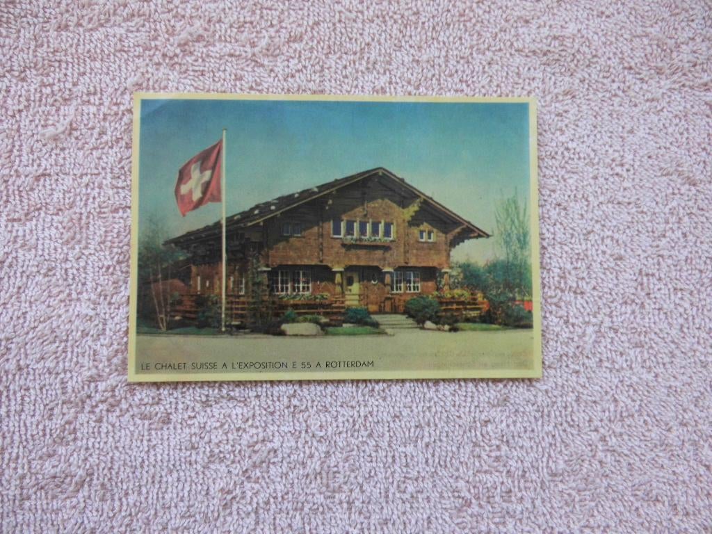 Rotterdam, Chalet suisse exposition, Ophalen of Verzenden, 1920 tot 1940, Ongelopen, Zuid-Holland