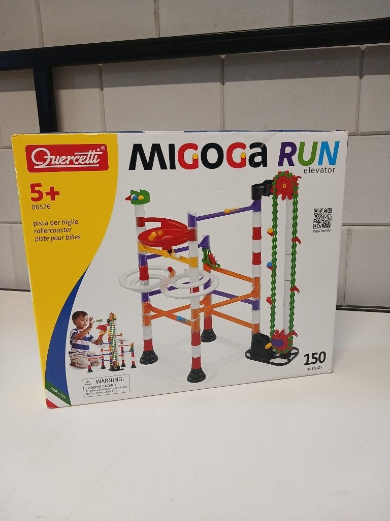 Quercetti knikkerbaan Migoga Elevator 150 dlg, Ophalen of Verzenden, Nieuw, Overige merken