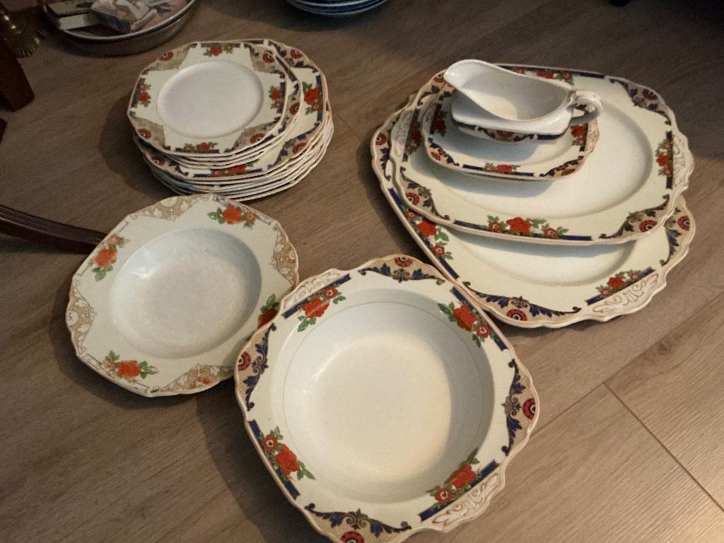 Oud servies, Antiek en Kunst, Ophalen of Verzenden
