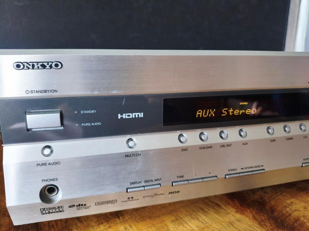 Onkyo HT-R508 AV Receiver / Versterker - Werkend met HDMI, Gebruikt, Ophalen of Verzenden, 120 watt of meer, Onkyo