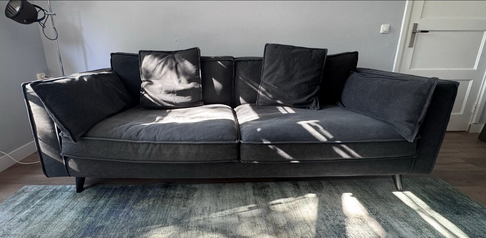 Comfortabele Bank van Goossens, Ophalen, Gebruikt, Driepersoons, 75 tot 100 cm