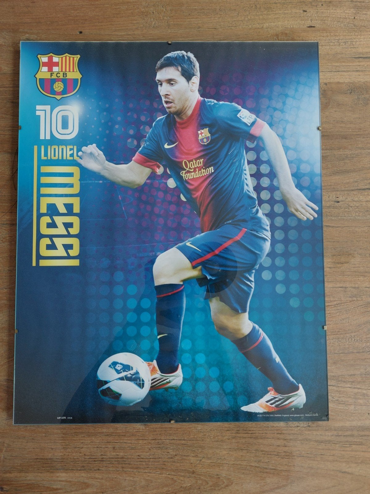 Messi Poster in lijst, Ophalen of Verzenden, Buitenlandse clubs, Poster, Plaatje of Sticker