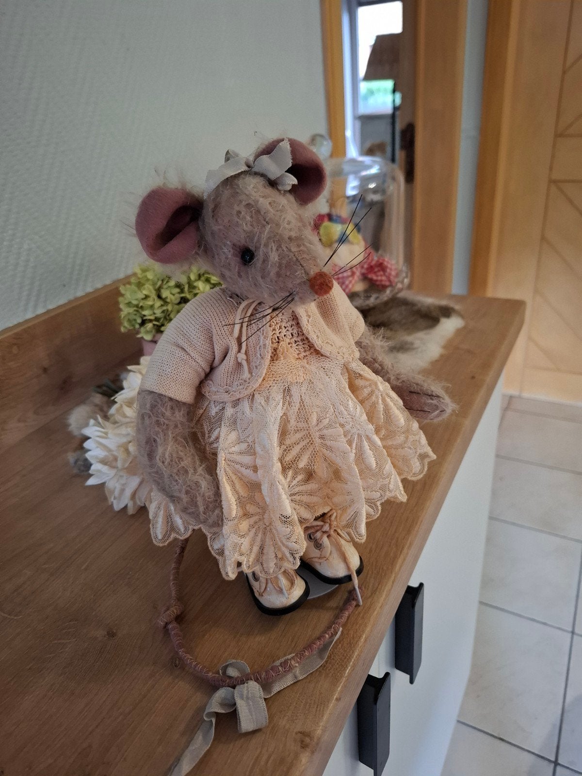 handgemaakte muis, Ophalen of Verzenden, Stoffen beer, Overige merken
