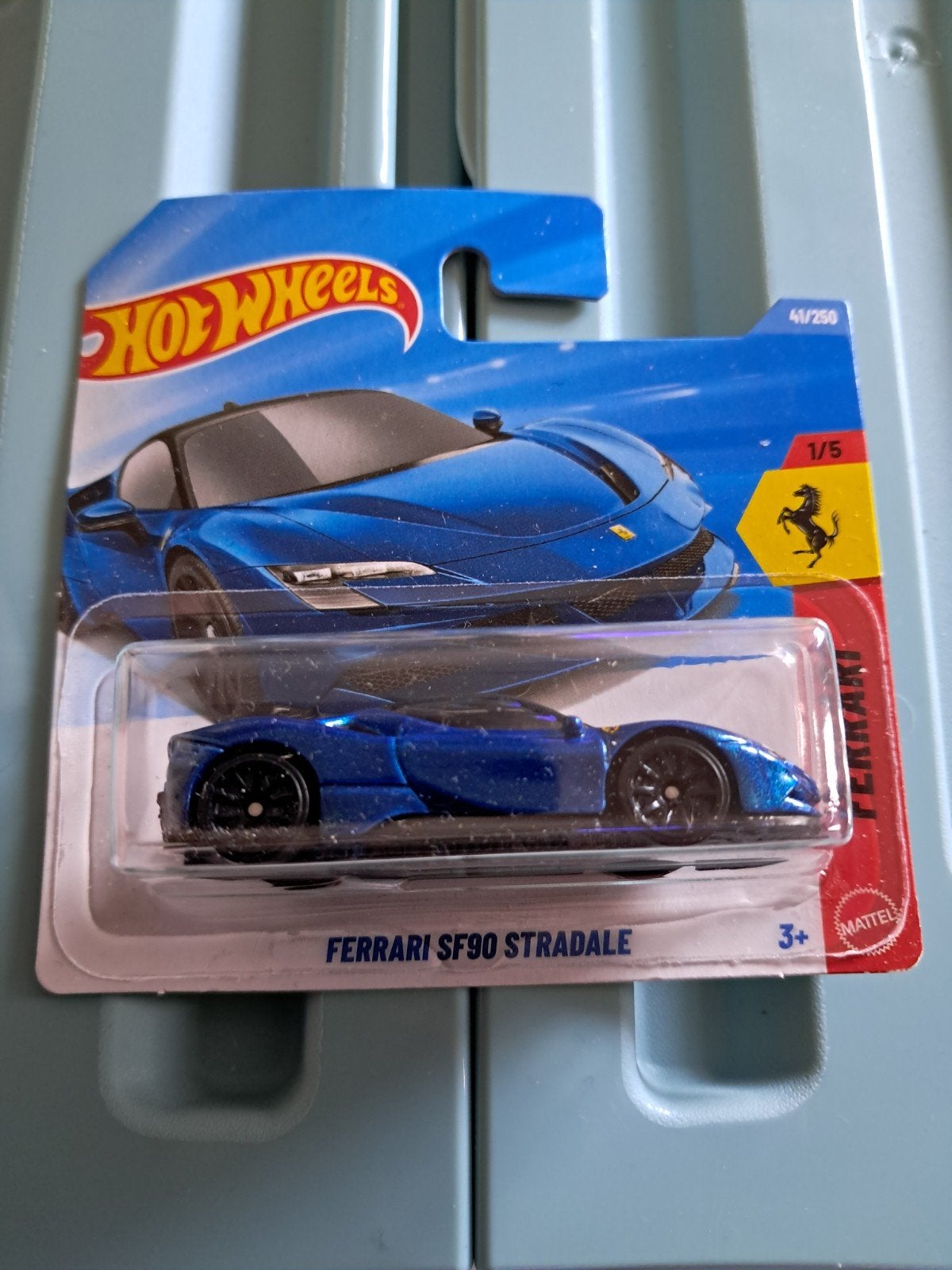 Hot Wheels Ferrari SF90 Stradale blauw nieuw in verpakking, Ophalen of Verzenden, Nieuw, Auto