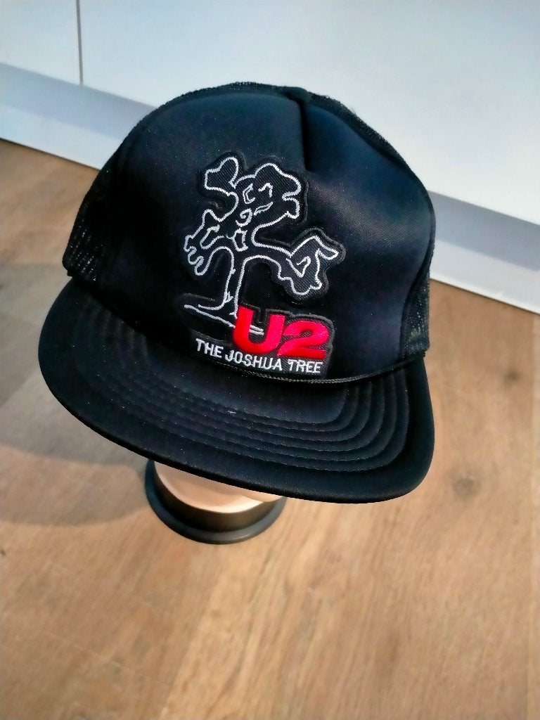 u2 Joshua Tree Bono the Edge vintage muziek cap pet rare, Verzenden, Zo goed als nieuw, Overige typen