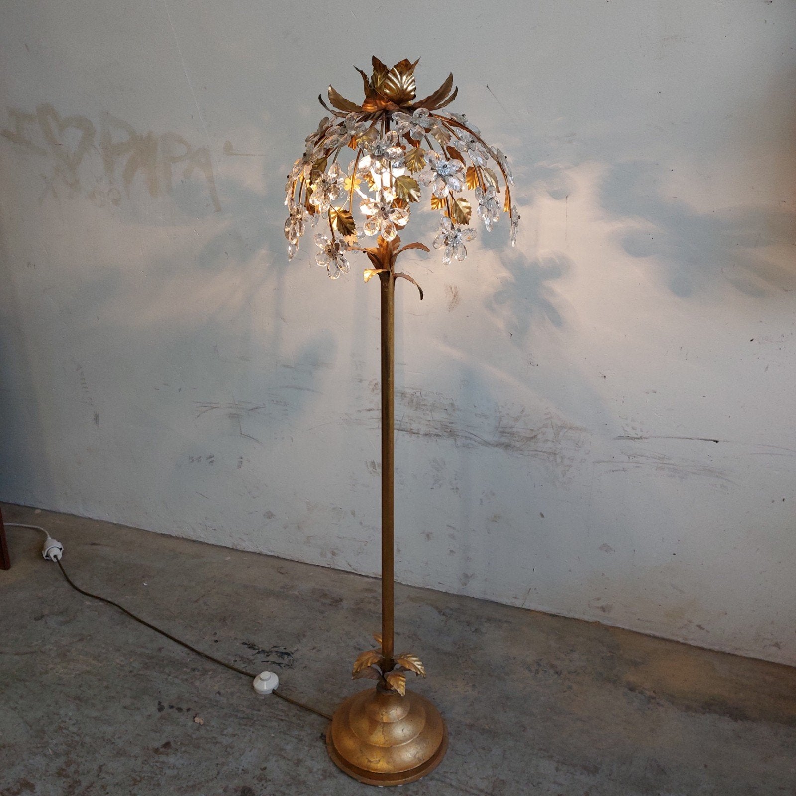 1960's Italiaanse vloerlamp Firenze, Ophalen, Overige materialen, Gebruikt, 100 tot 150 cm