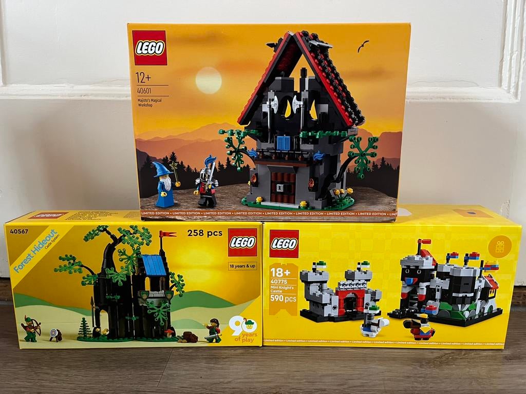 Lego castle gwp 40567, 40601, 40775 nieuw sealed, Kinderen en Baby's, Speelgoed | Duplo en Lego, Ophalen of Verzenden, Nieuw, Complete set