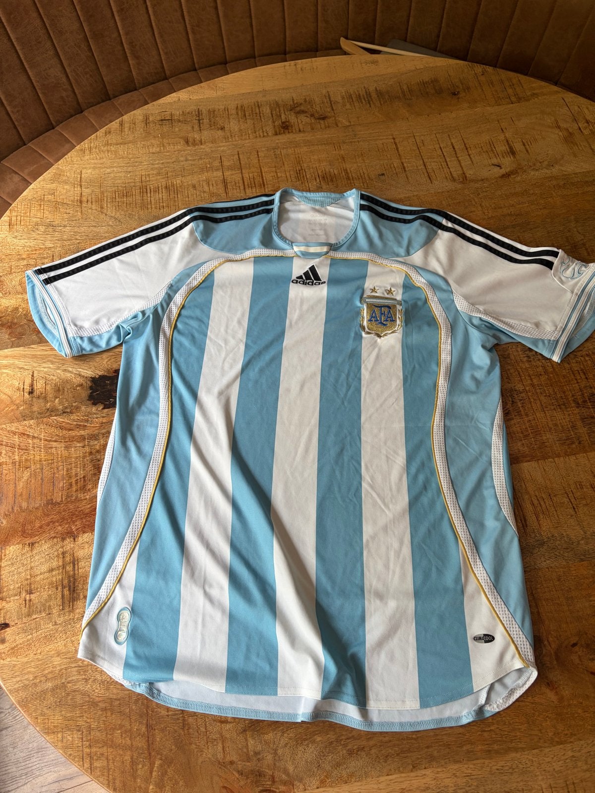 Argentinië Thuisshirt WK 2006 - Maat L| Adidas, Ophalen of Verzenden, Gebruikt, Buitenlandse clubs, Shirt