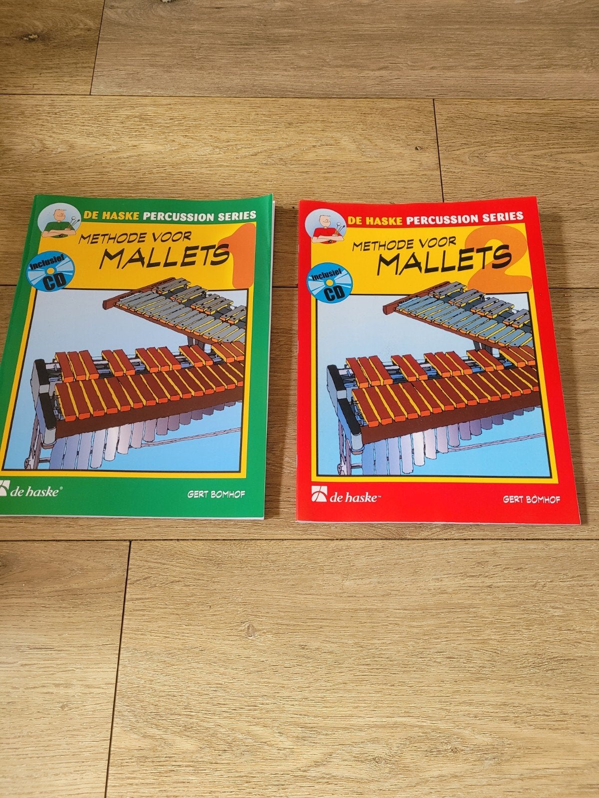 Lesboeken Methode voor mallets incl.CD, Ophalen of Verzenden, Drums of Percussie