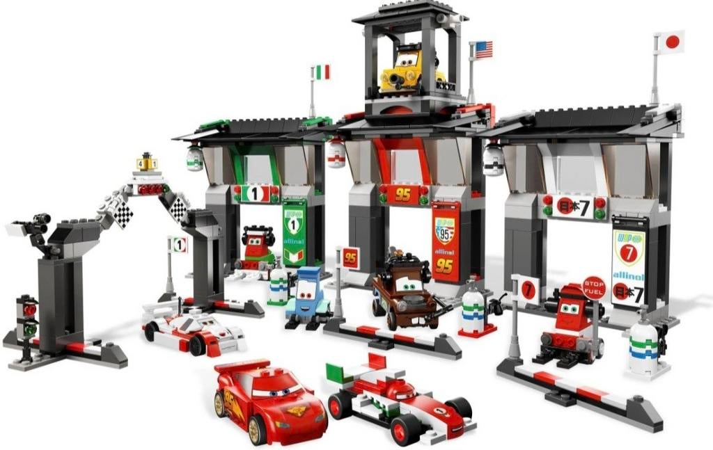 Cars Lego set 8679 Tokyo Drift Circuit, Overige thema's, Lego, Ophalen of Verzenden, Zo goed als nieuw