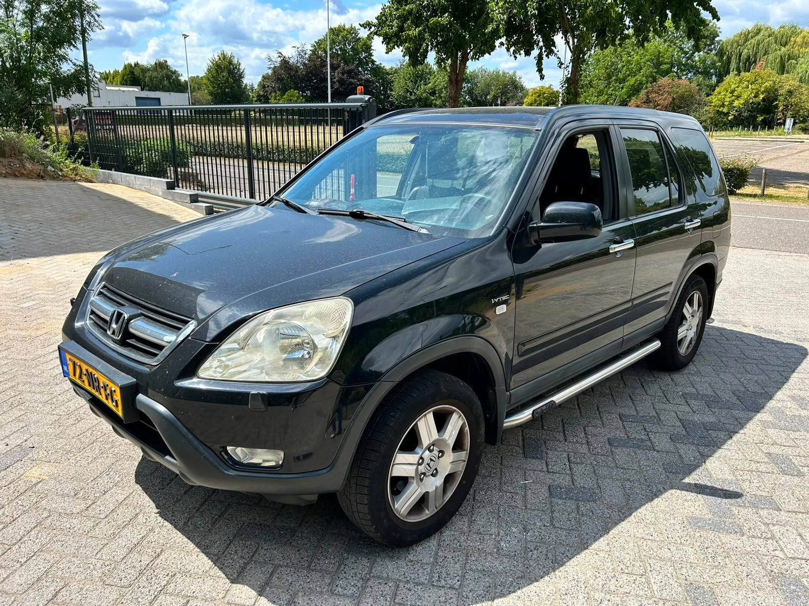 Honda CR-V 2.0i ES Automaat Navi, Auto's, Honda, Automaat, 1998 cc, Gebruikt, Zwart