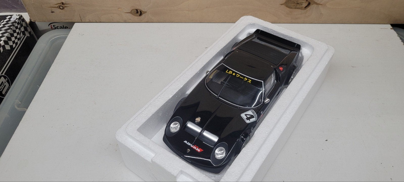 GT Spirit Lamborghini Miura LB Works, Hobby en Vrije tijd, Modelauto's | 1:18, Ophalen of Verzenden, Zo goed als nieuw, Auto, Overige merken