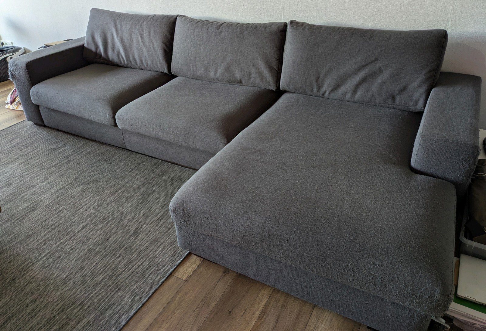 Urban Sofa Lorenzo Hoekbank - Grijs - Top loungebank!, Ophalen, Gebruikt, Modern, Comfortabel, lounge, Hoekbank